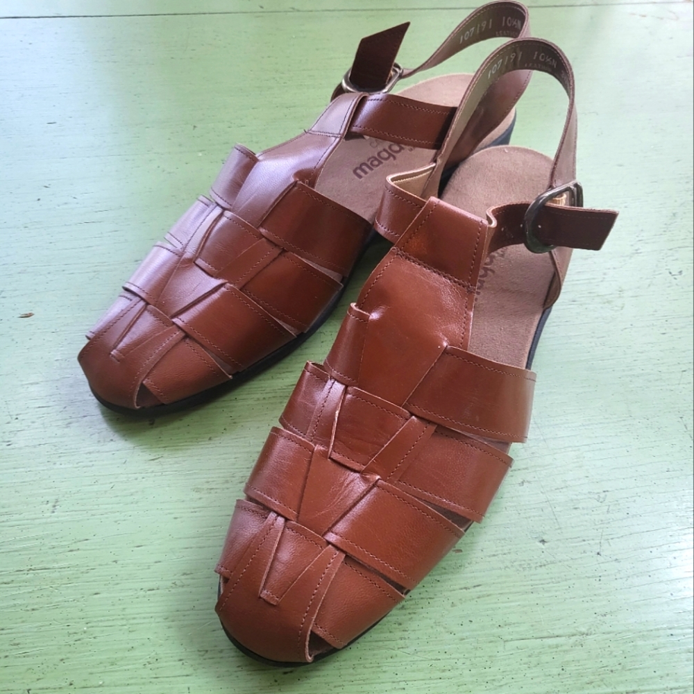 Magdesians Vintage Leather Sandals
